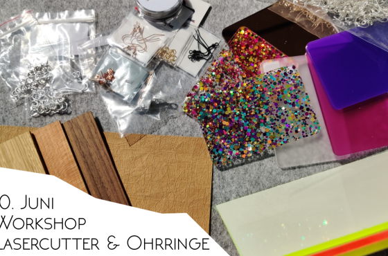 … eben sind die letzten Materialien für den Workshop angekommen.