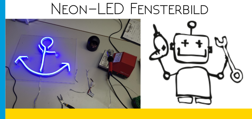 Mach mit! Projekt „Neon-LED Fensterbild“