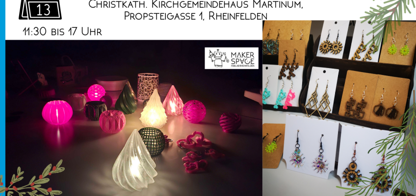 🎄 Weihnachtsbasar im Martinum – Einzigartige Geschenke aus unserem MakerSpace!